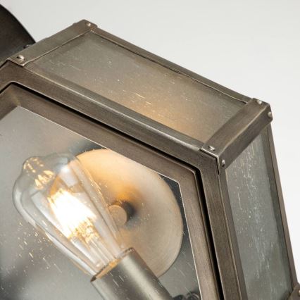 Quintiesse - Kültéri fali lámpatest HEATH M 1xE27/60W/230V IP44 bronz