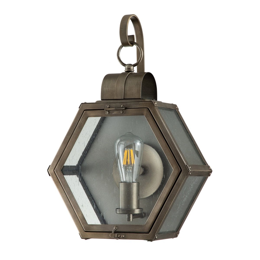 Quintiesse - Kültéri fali lámpatest HEATH M 1xE27/60W/230V IP44 bronz