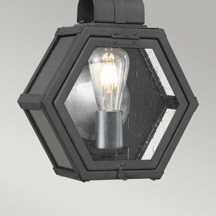 Quintiesse - Kültéri fali lámpatest HEATH S 1xE27/60W/230V IP44 fekete