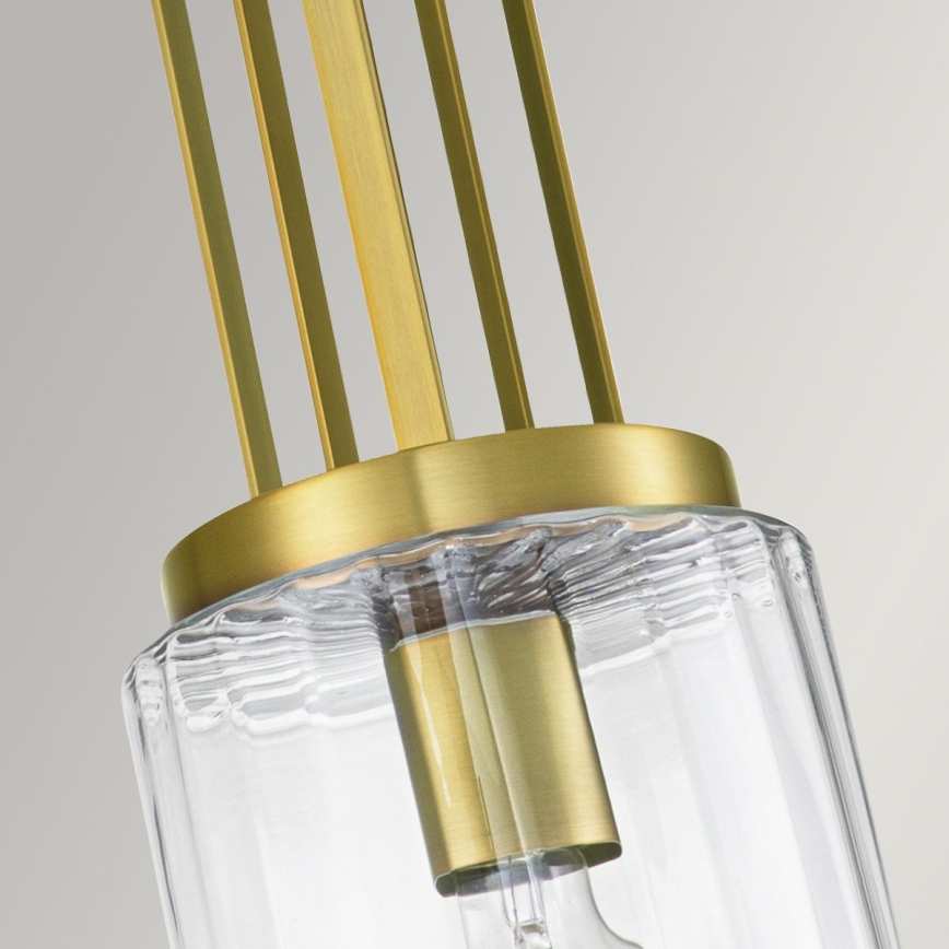 Quintiesse - KIMROSE csillár rúdon 1xE27/60W/230V, átm. 17,8 cm, arany