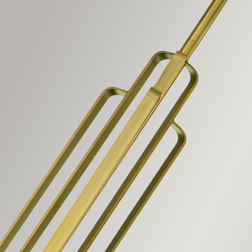 Quintiesse - KIMROSE csillár rúdon 1xE27/60W/230V, átm. 17,8 cm, arany