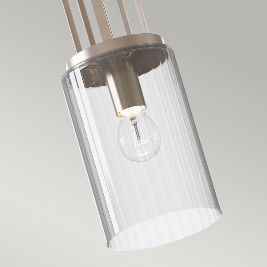 Quintiesse - Rúdra szerelt csillár KIMROSE 1xE27/60W/230V átm. 17,8 cm fényes króm
