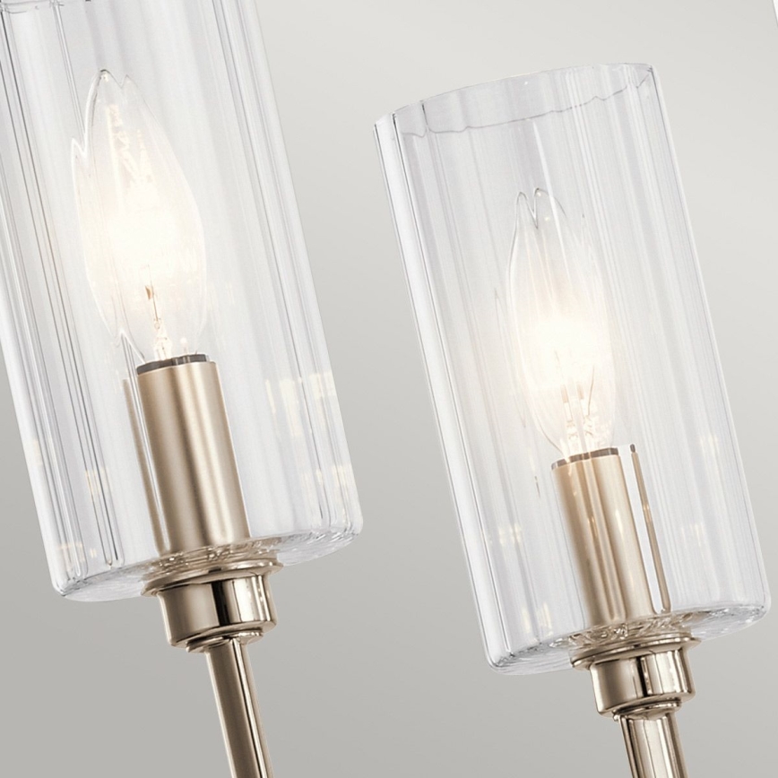 Quintiesse - Rudas csillár KIMROSE 6xE14/40W/230V átmérő 68,6 cm fényes króm