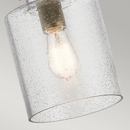 Quintiesse - Rúdra szerelhető csillár KITNER 1xE27/60W/230V átm. 18 cm arany/fekete