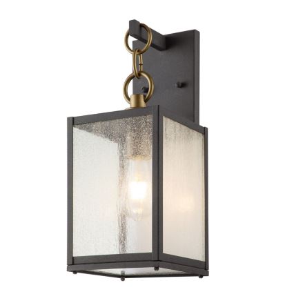 Quintiesse - Kültéri fali lámpa LAHDEN M 1xE27/60W/230V IP44 fekete/arany