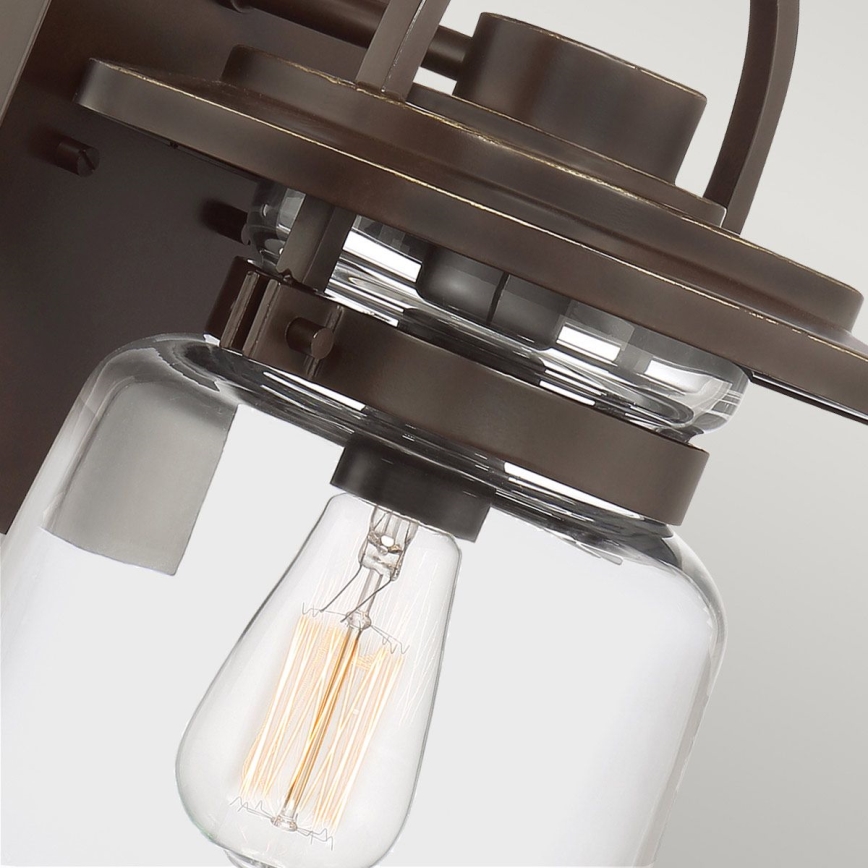 Quintiesse - LASALLE M kültéri fali lámpa 1xE27/60W/230V IP44 bronz