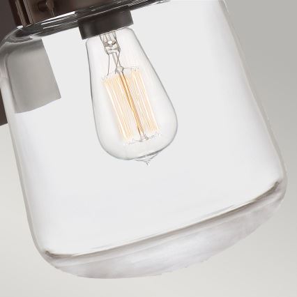 Quintiesse - LASALLE M kültéri fali lámpa 1xE27/60W/230V IP44 bronz