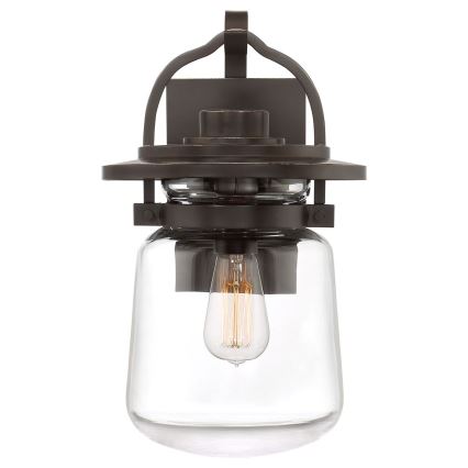 Quintiesse - LASALLE M kültéri fali lámpa 1xE27/60W/230V IP44 bronz