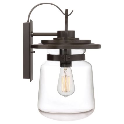 Quintiesse - LASALLE M kültéri fali lámpa 1xE27/60W/230V IP44 bronz