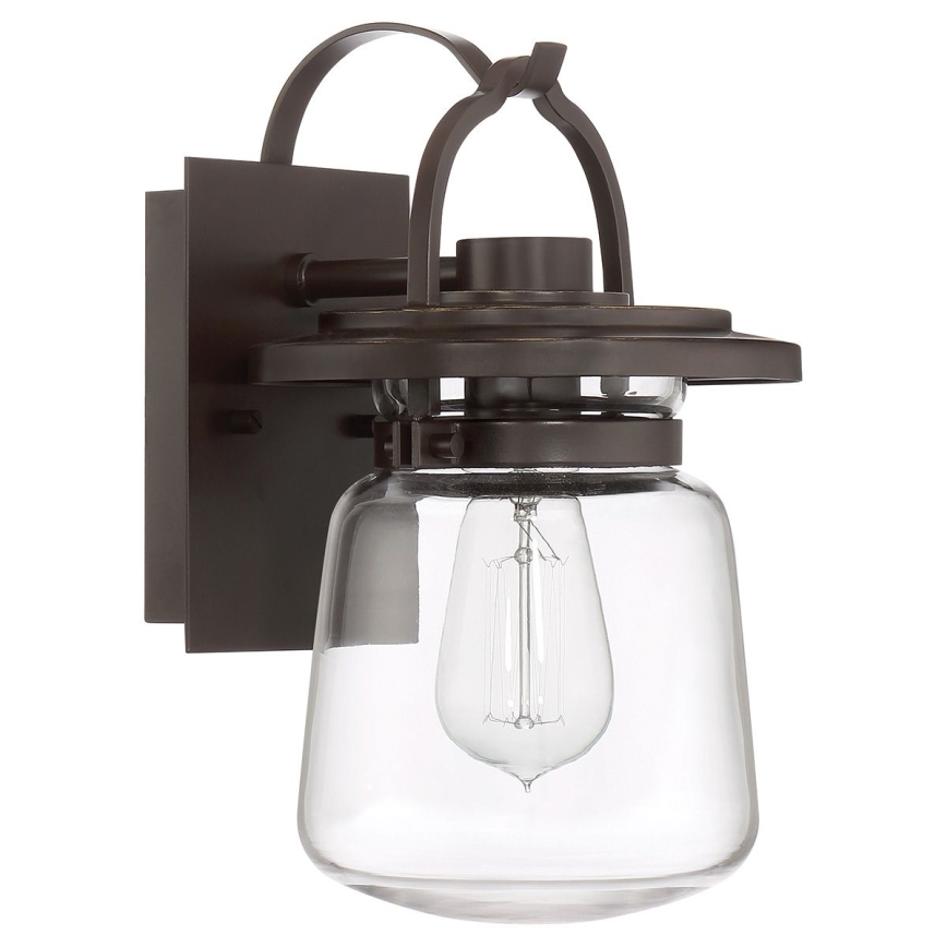 Quintiesse - LASALLE S kültéri fali lámpa 1xE27/60W/230V IP44 bronzszínű