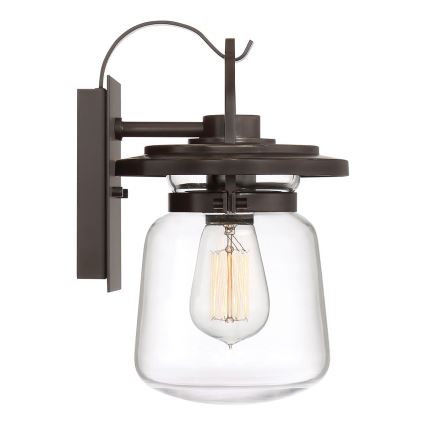 Quintiesse - LASALLE S kültéri fali lámpa 1xE27/60W/230V IP44 bronzszínű