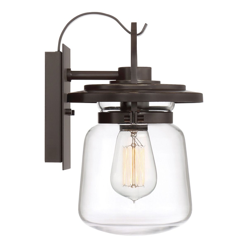 Quintiesse - LASALLE S kültéri fali lámpa 1xE27/60W/230V IP44 bronzszínű