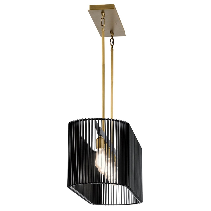 Quintiesse - LINARA rúddal szerelt csillár 5xE27/60W/230V fekete/arany