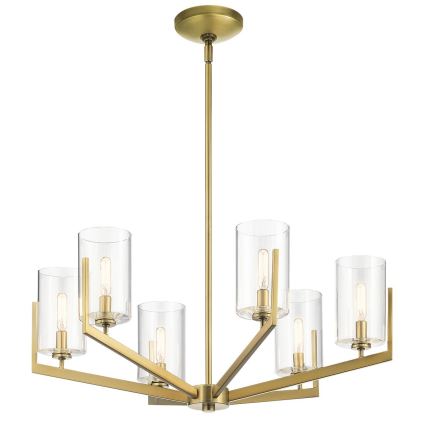 Quintiesse - Rudas csillár NYE 6xE14/40W/230V átmérő 71,1 cm aranyszínű