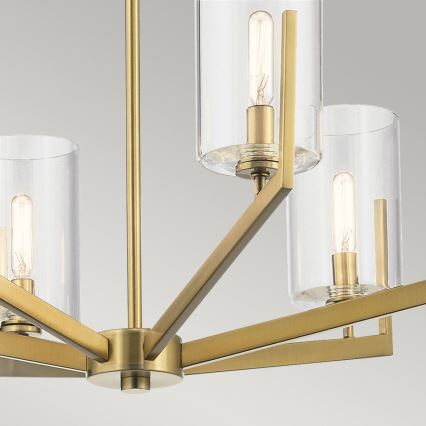 Quintiesse - Rudas csillár NYE 6xE14/40W/230V átmérő 71,1 cm aranyszínű