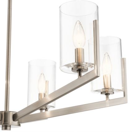 Quintiesse - Rudas csillár NYE 6xE14/40W/230V átm. 71,1 cm matt króm