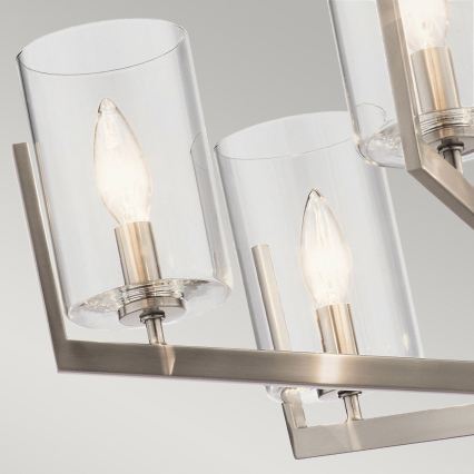 Quintiesse - Rudas csillár NYE 6xE14/40W/230V átm. 71,1 cm matt króm