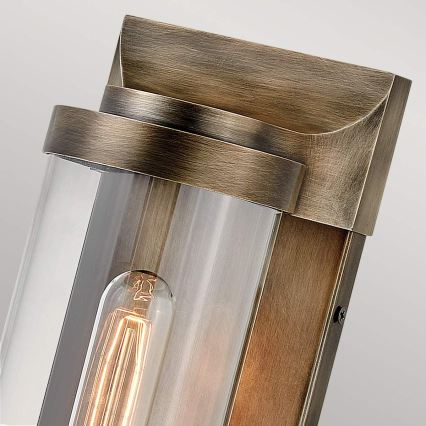 Quintiesse - PEARSON M kültéri fali lámpatest 1xE27/60W/230V IP44 bronz