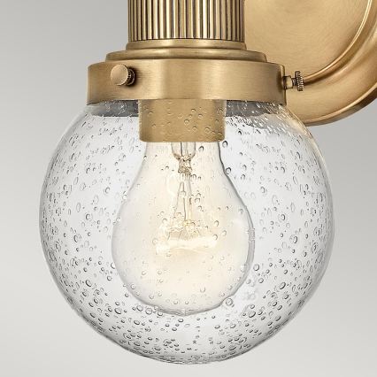 Quintiesse - Fürdőszobai fali lámpatest POPPY 1xE27/60W/230V IP44 aranyszínű