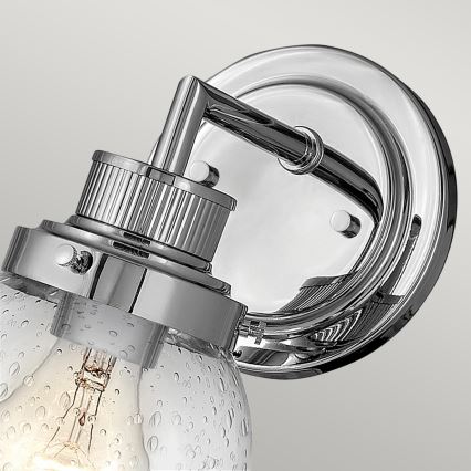 Quintiesse - Fürdőszobai fali lámpa POPPY 1xE27/60W/230V IP44 fényes króm