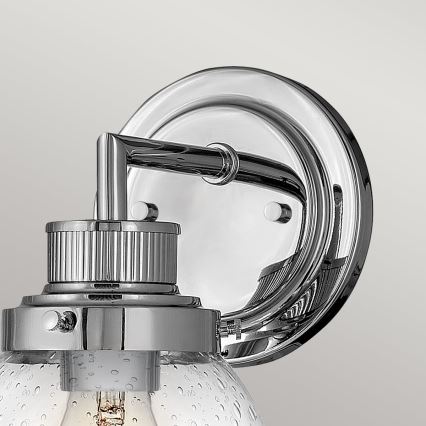 Quintiesse - Fürdőszobai fali lámpa POPPY 1xE27/60W/230V IP44 fényes króm