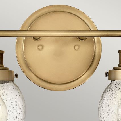 Quintiesse - POPPY fürdőszobai fali lámpatest, 2xE27/60W/230V, IP44, aranyszínű