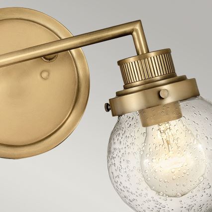 Quintiesse - POPPY fürdőszobai fali lámpatest, 2xE27/60W/230V, IP44, aranyszínű