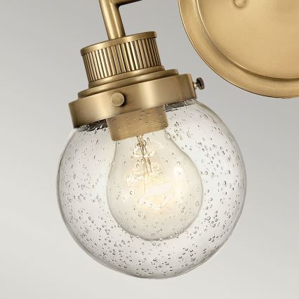 Quintiesse - POPPY fürdőszobai fali lámpatest, 2xE27/60W/230V, IP44, aranyszínű