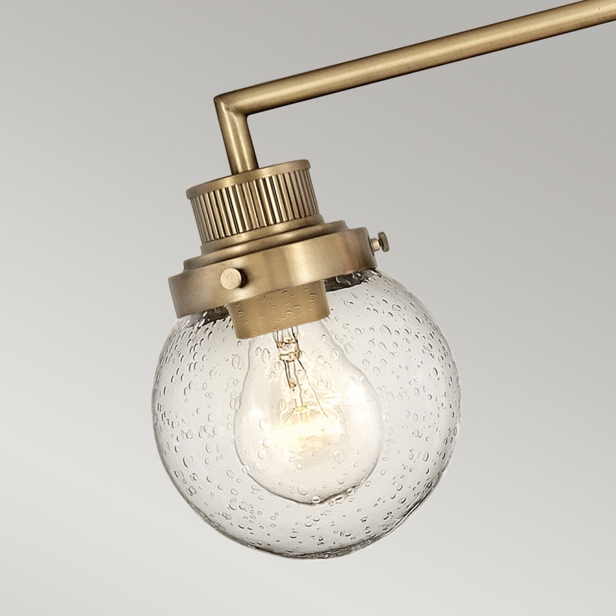 Quintiesse - Fürdőszobai fali lámpatest POPPY 3xE27/60W/230V IP44 aranyszínű