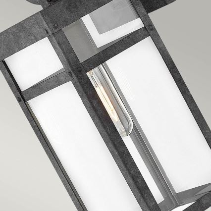Quintiesse - Kültéri fali lámpa PORTER M 1xE27/60W/230V IP44 fekete