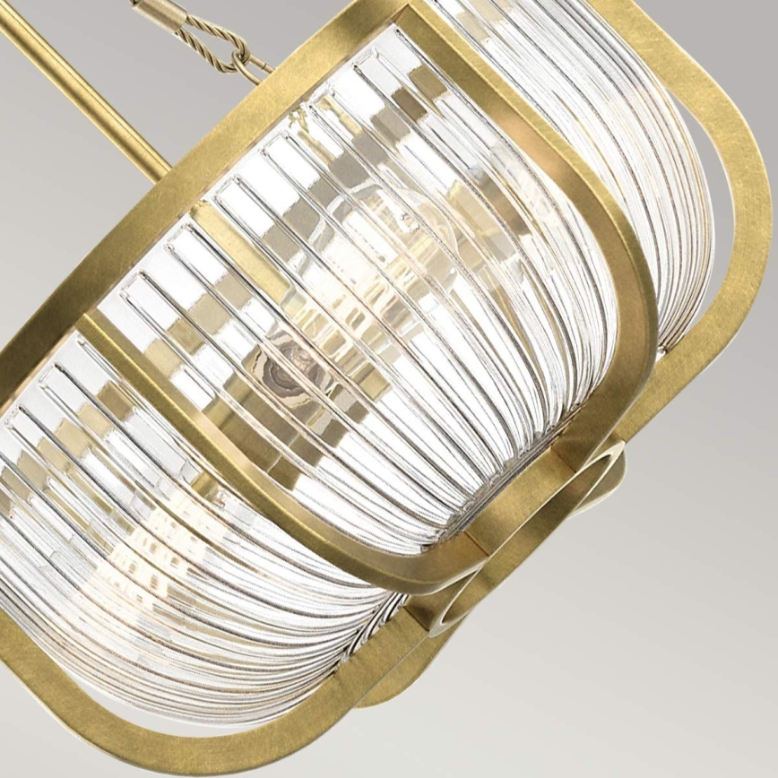 Quintiesse - Láncos csillár ROUX 3xE27/60W/230V átm. 40,6 cm arany