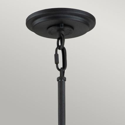 Quintiesse - Rúdon függő csillár SILAS 8xE27/60W/230V átm. 82,9 cm fekete/arany