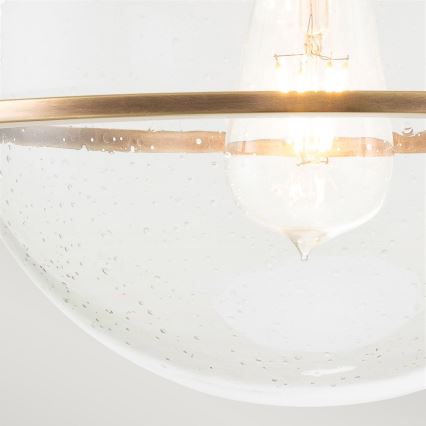 Quintiesse - Mennyezeti lámpatest SOMERSET 1xE27/60W/230V, átmérő 28,2 cm, arany