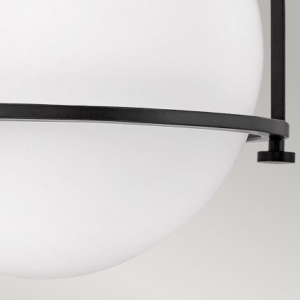 Quintiesse - SOMERSET mennyezeti lámpa 1xE27/60W/230V átm. 28,2 cm fekete