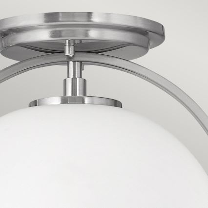 Quintiesse - Mennyezeti lámpa SOMERSET 1xE27/60W/230V átm. 28,2 cm matt króm