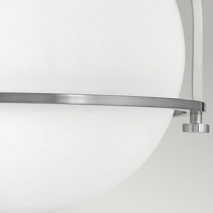 Quintiesse - Mennyezeti lámpa SOMERSET 1xE27/60W/230V átm. 28,2 cm matt króm