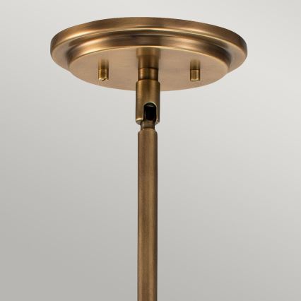 Quintiesse - SOMERSET rúddal szerelt csillár 1xE27/60W/230V, átm. 28,9 cm, bronz