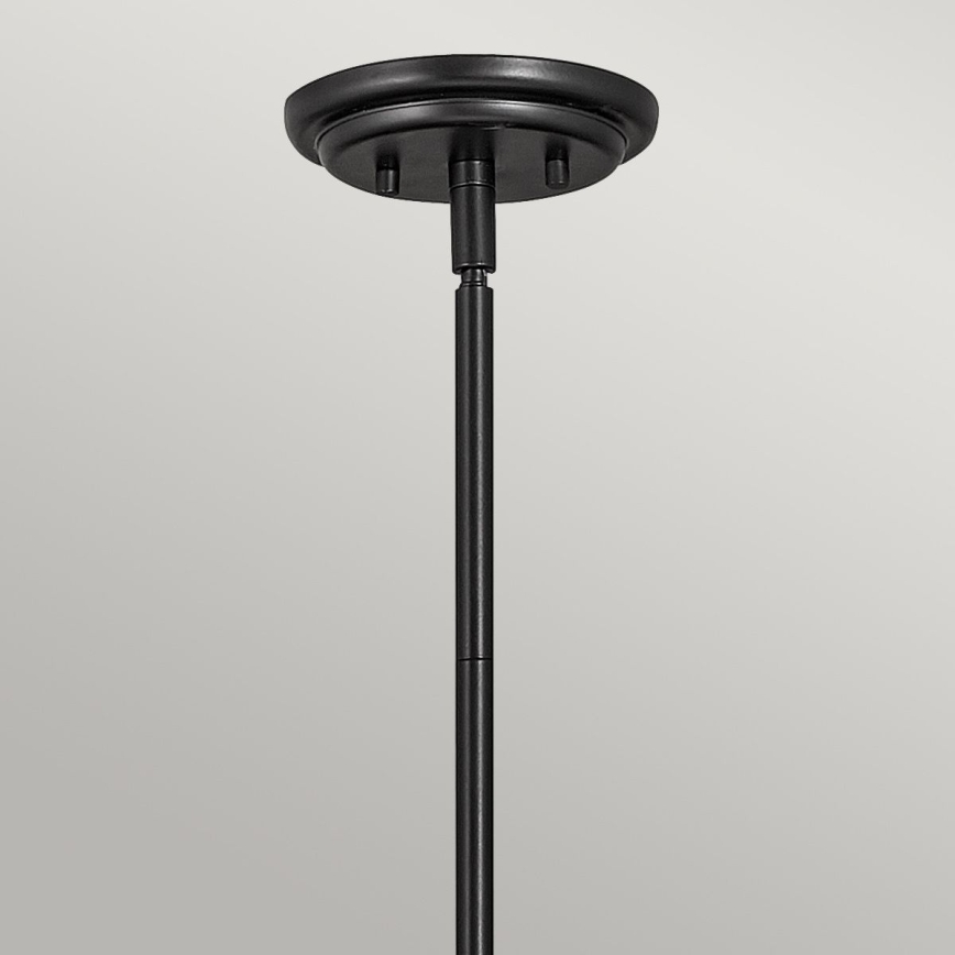 Quintiesse - Rudas csillár SOMERSET 1xE27/60W/230V átm. 28,9 cm fekete
