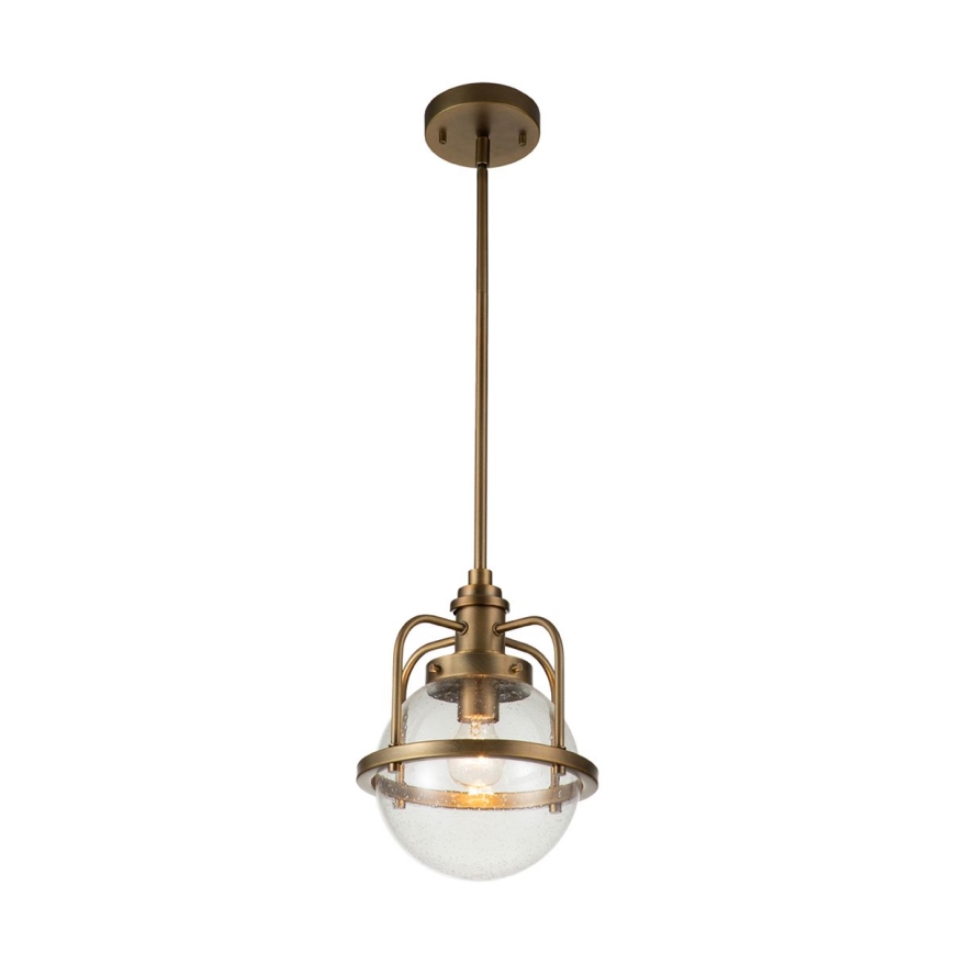 Quintiesse - TRIOCENT kültéri oszloplámpa 1×E27/40W/230V, Ø 24 cm, IP44, bronz