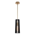 Quintiesse - Rudas csillár LINARA 1xE27/60W/230V átm. 15,2 cm fekete/arany