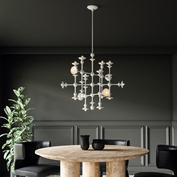 Quintiesse - Rúdos csillár CADENCE 18xE14/40W/230V fehér