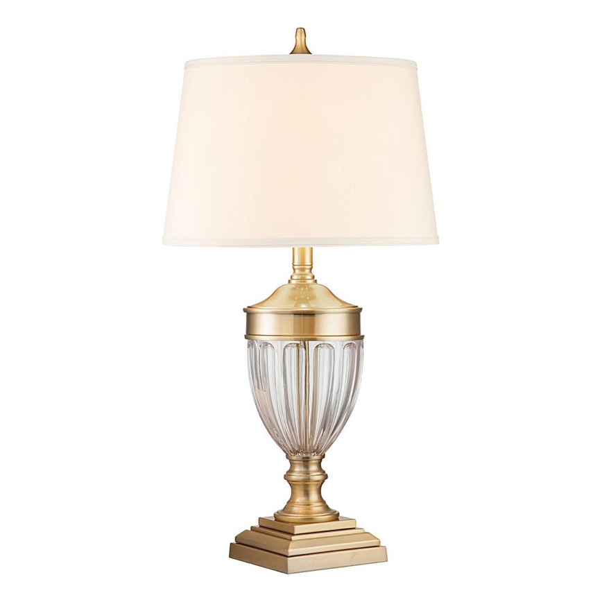 Quoizel - Asztali lámpa DENNISON 1xE27/60W/230V arany