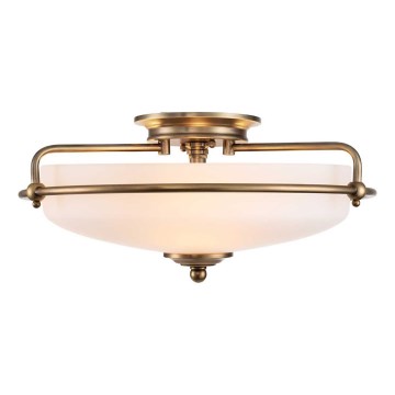 Quoizel - Mennyezeti lámpa GRIFFIN 3xE27/60W/230V bronz