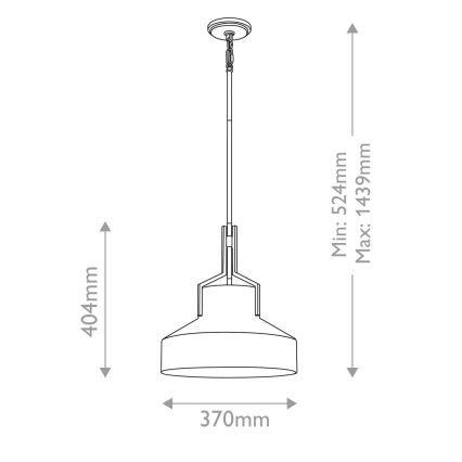 Quoizel - BRECKEN rúdon függő csillár 2xE27/60W/230V arany/fehér