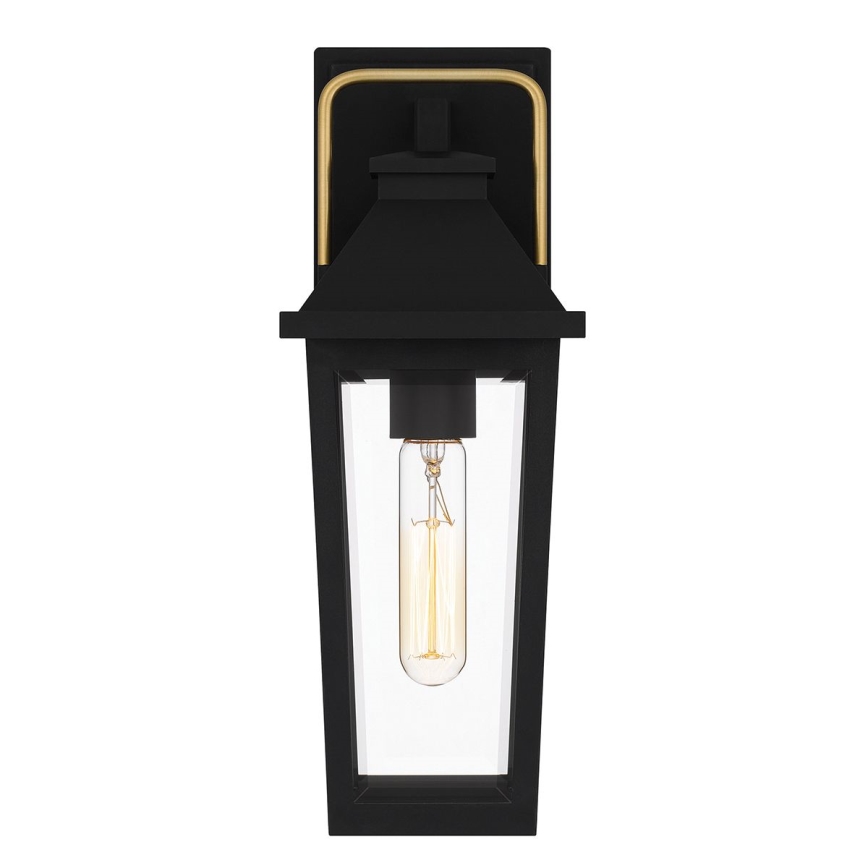 Quoizel - Kültéri fali lámpa BUCKLEY S 1xE27/40W/230V IP44 fekete
