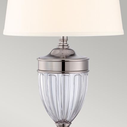 Quoizel - Asztali lámpa DENNISON 1xE27/60W/230V fényezett króm