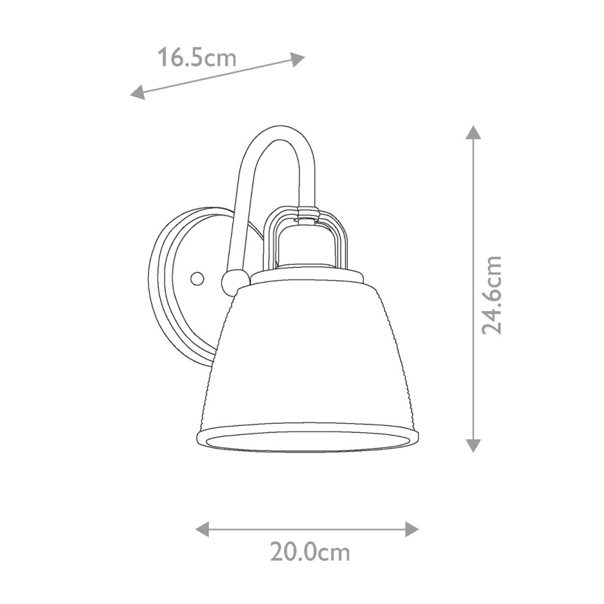 Quoizel - LED Fürdőszobai fali lámpa DUBLIN 1xG9/3W/230V IP44 fényezett króm