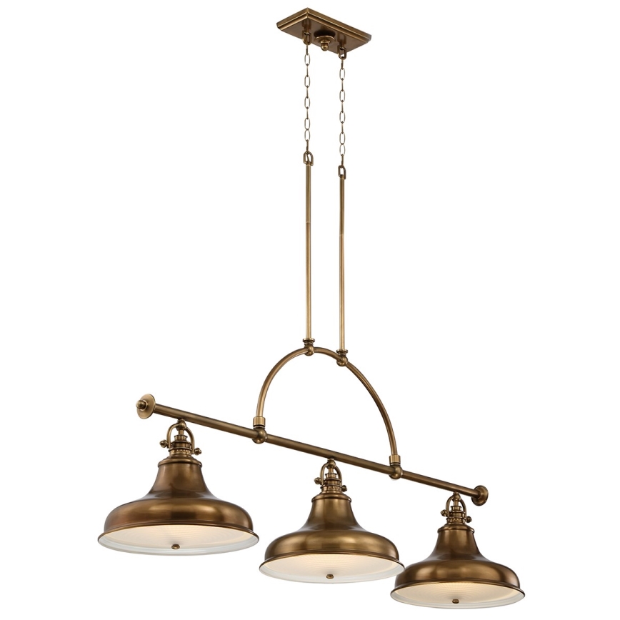 Quoizel - Csillár láncon EMERY 3xE27/100W/230V réz