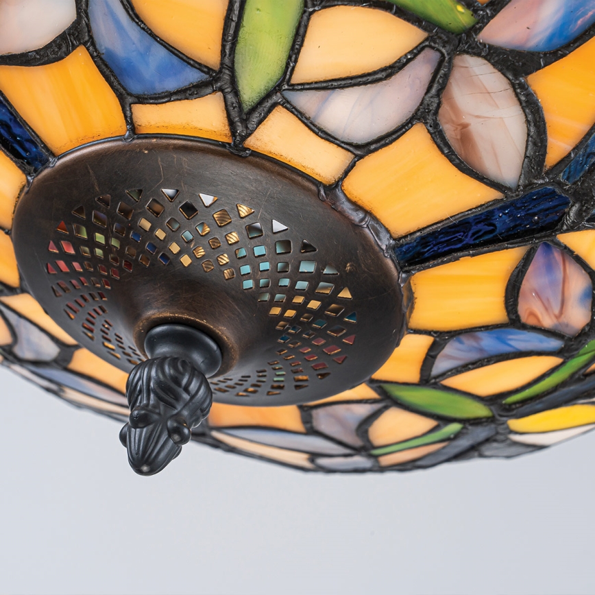 Quoizel - Tiffany LARISSA felületre szerelhető csillár 2xE27/60W/230V Ø 35 cm