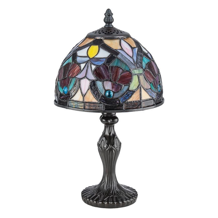 Quoizel - Tiffany asztali lámpa LARISSA 1xE14/40W/230V átm. 20 cm